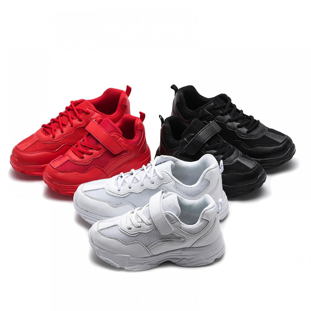 Parent-Child Shoes New Mesh Men and Women Breathable Velcro Sports Shoes